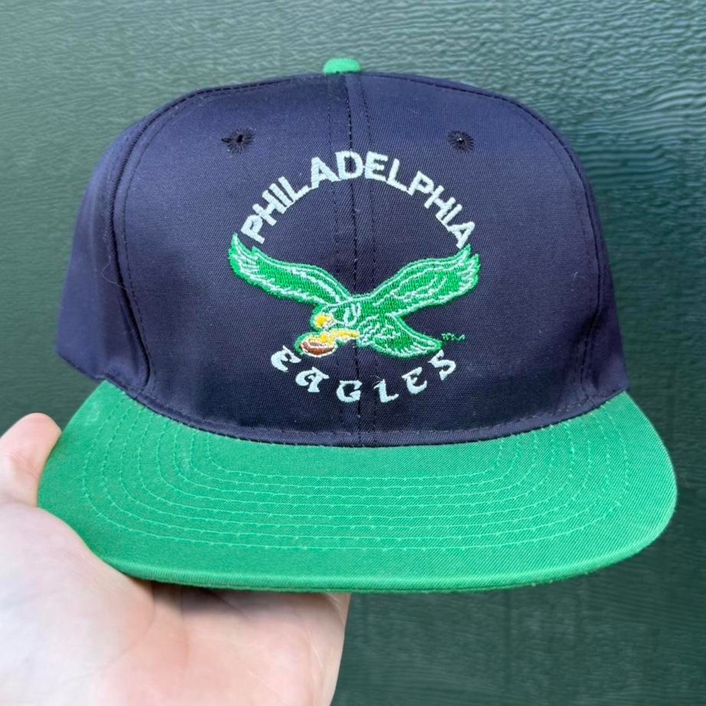 Philadelphia Eagles Vintage 90s Kelly Green SnapBack Hat